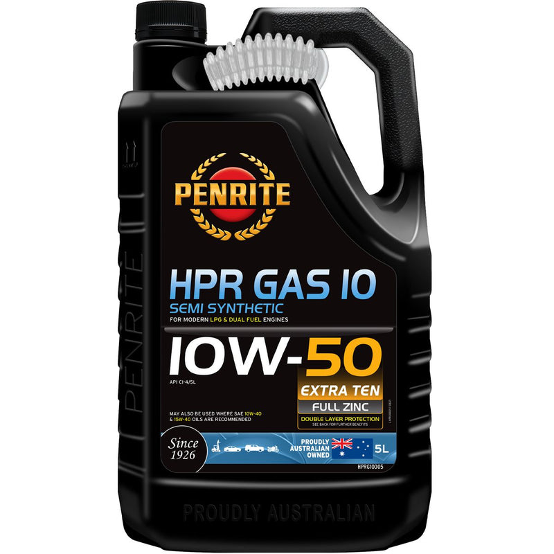 Penrite Gas 10 10W-50 Engine Oil 5L
