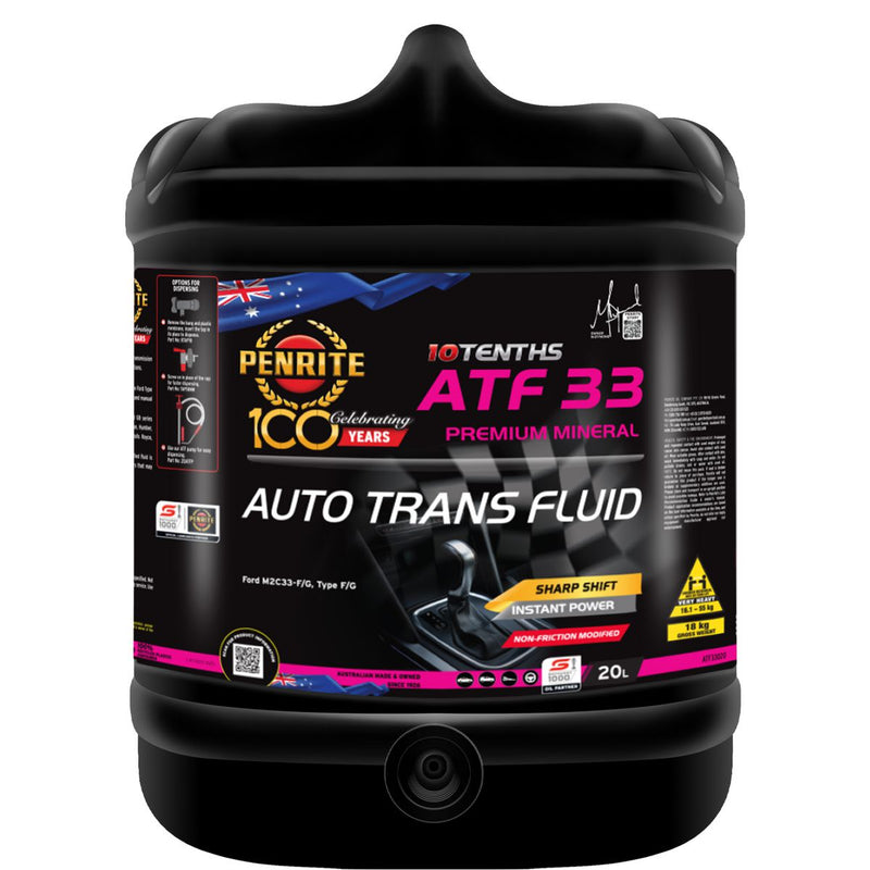 Penrite ATF 33 Type F Automatic Transmission Fluid 20L