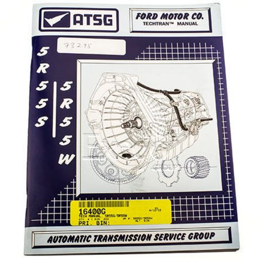 Atsg Workshop Manual suits Ford 5R55S/W 73295