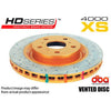 DBA HD 4000 Drilled Slotted Brake Rotor Single 289mm