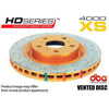 DBA HD 4000 Drilled Slotted Brake Rotor Single 289mm