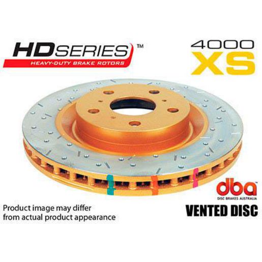 DBA HD 4000 Drilled Slotted Brake Rotor Single 289mm