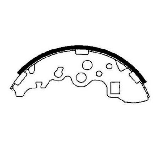 Brake Bonders Brake Shoe 220mm N1786