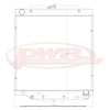 PWR Radiator 55mm fits Toyota Landcruiser HZJ70/75 Diesel