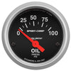 Autometer Sport-Comp 2-1/16in Oil Pressure Gauge 0-100