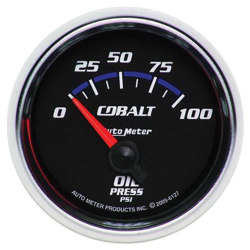 Autometer Cobalt 2-1/16in Oil Pressure Gauge 0-100 PSI