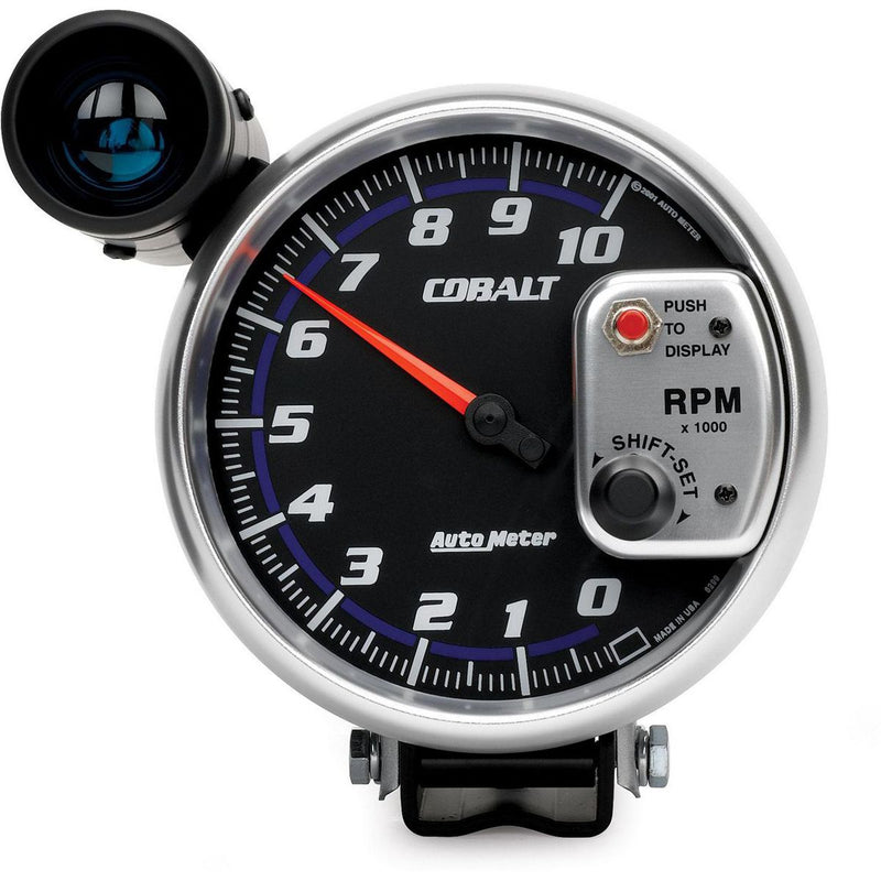 Autometer Cobalt 5in Tacho Gauge 10,000rpm Pedestal Mount