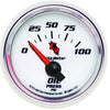 Autometer C2 Series 2-1/16in Oil Pressure Gauge 0-100PSI