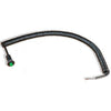 B&M Switch Spiral Cord Momentary Green Push Button 60in