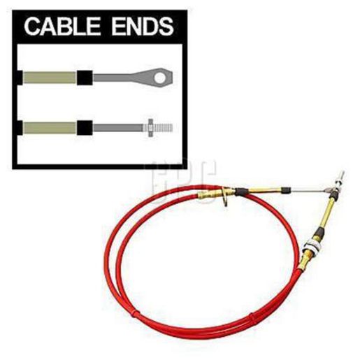 B&M Super Duty Race Shifter Cable Red 5Ft Length fits