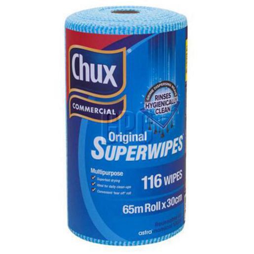 Clorox Wipes-Chux Super 65Mx30Cm Blu 9316B