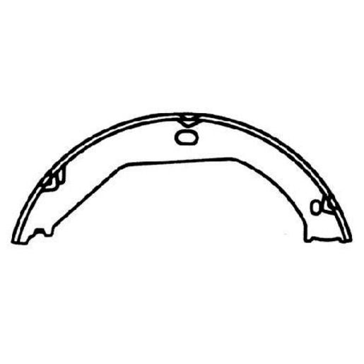 Brake Bonders Brake Shoe 193.8mm N1827