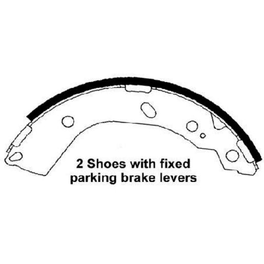 Brake Bonders Brake Shoe 180mm N1780