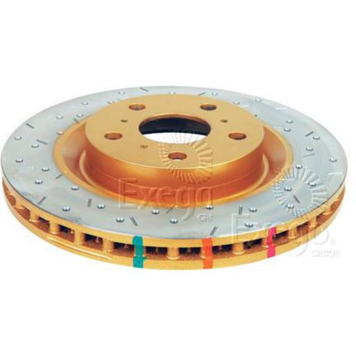 DBA HD 4000 Drilled Slotted Brake Rotor Single 300mm Rear