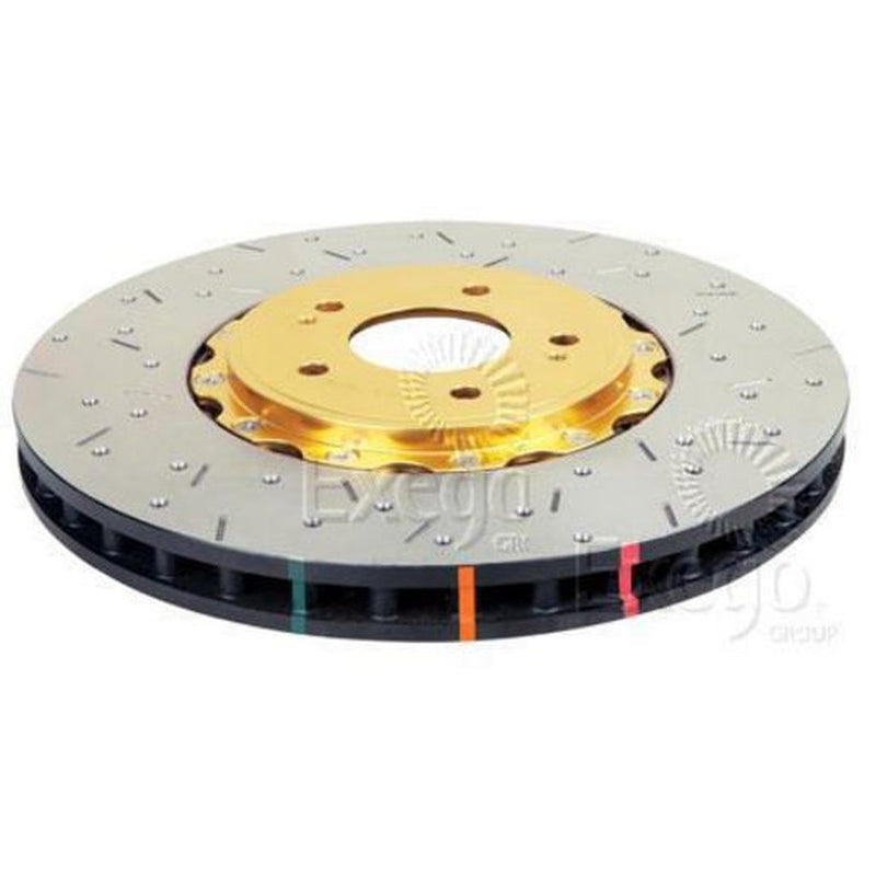 DBA HD 5000 Drilled Slotted 2Pc Brake Rotor Pair Front