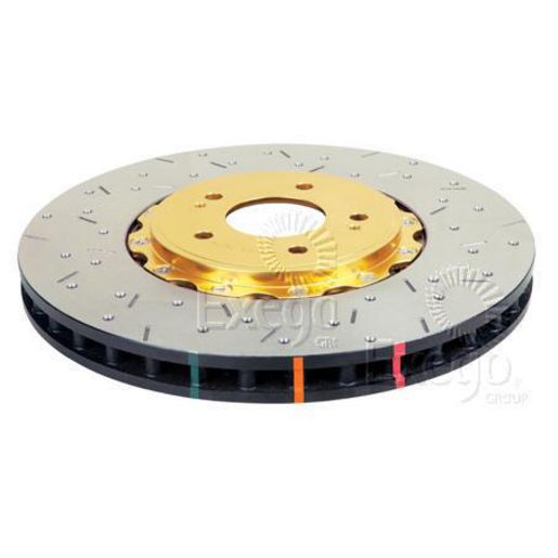 DBA HD 5000 Drilled Slotted 2Pc Brake Rotor Pair 300mm