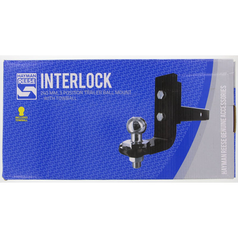 Hayman Reese 21228 - Interlock Tow Ball Mount Adj. & Tow