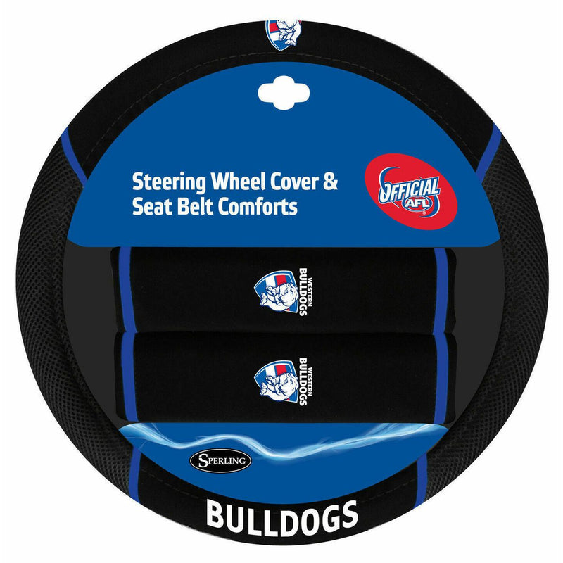 AFL Steering Wheel Cover/Seat Belt Cover Set - Western
