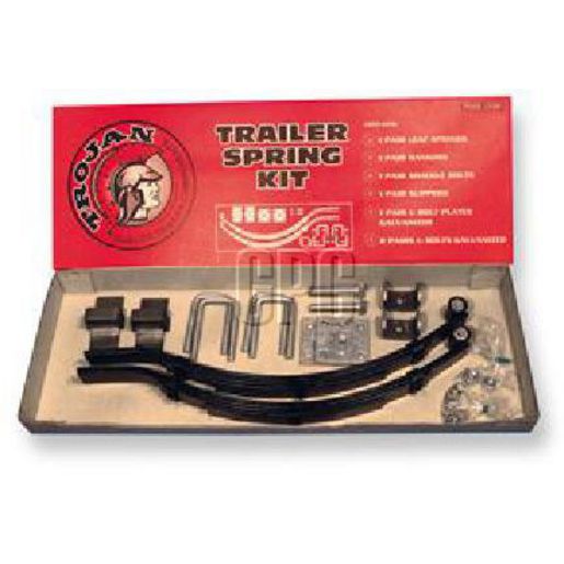 Trojan 50mm Axle 1250Kg Per Pair 16mm Eye Diameter 6 -