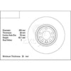 DBA Standard Brake Rotor Pair 302mm Front DBA2817