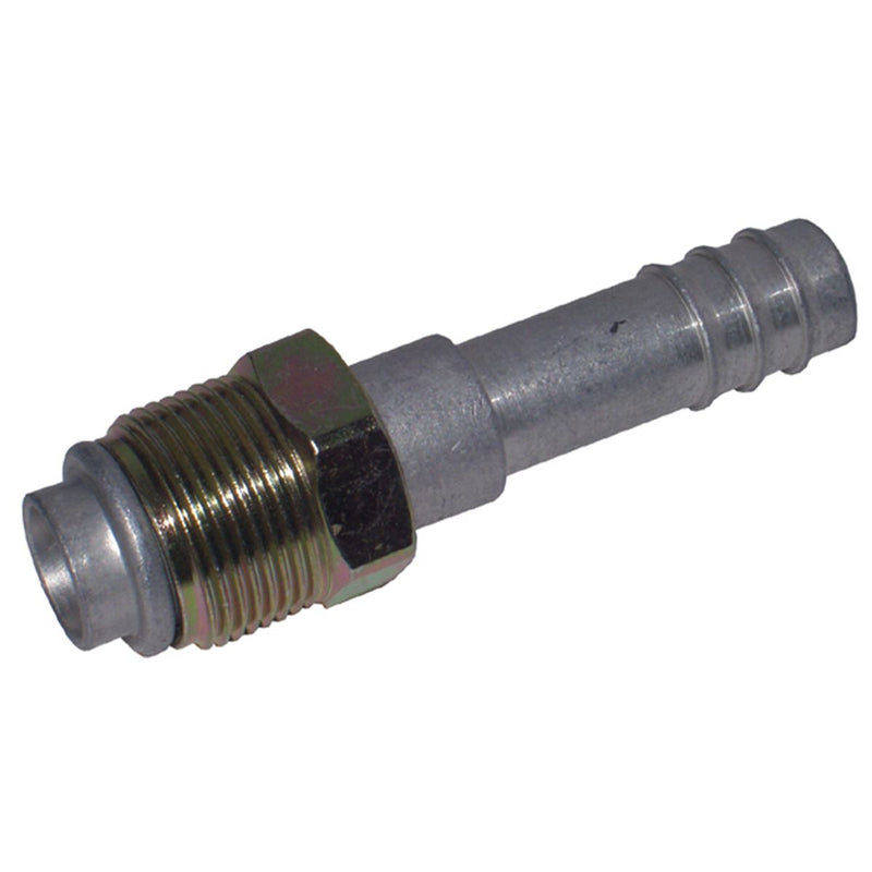 Atco Aluminium Fitting # 10 MOR - Barb #10 Straight