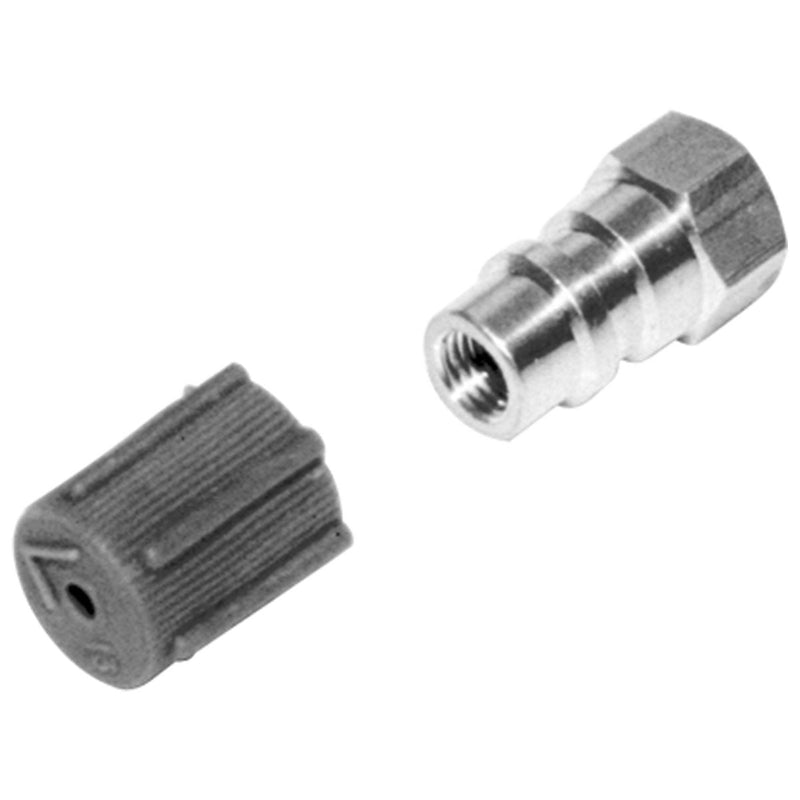 OEX Fitting Steel 1/4 Female Flare Service Port Low