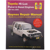 Haynes Repair Manual Suits Toyota Hi Lux 4x4 & 4x2 97-05