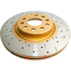 DBA HD 4000 Drilled Slotted Brake Rotor Pair 312mm Front