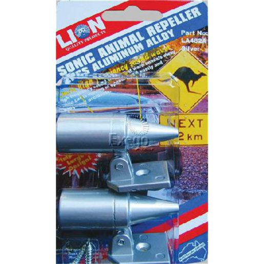 Lion Sonic Animal Repeller Deterrent Alloy Silver LA482A