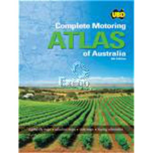 Gregorys Ubd Australian Motoring Map 6Th 68671