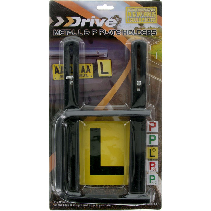 Drive L & P Plate Holder Set Metal (NSW) HOLPL2