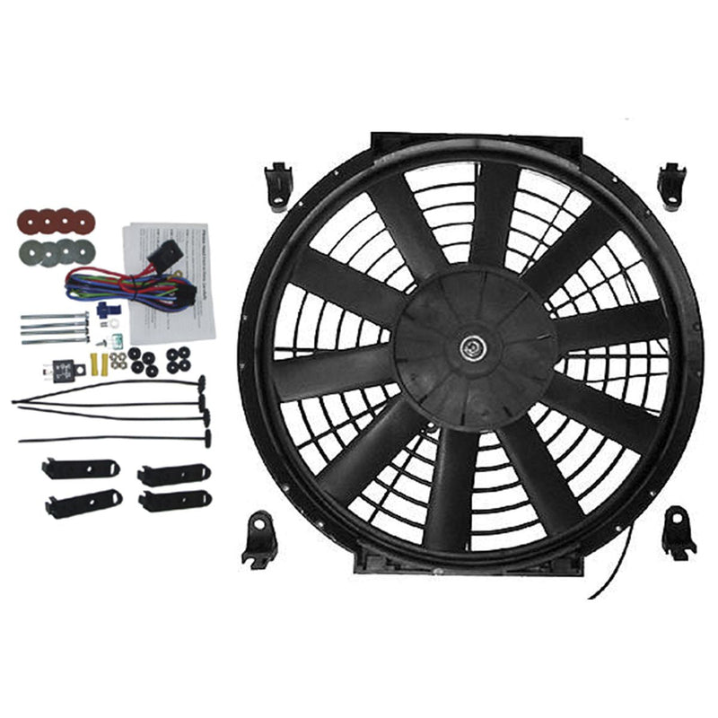 OEX 10" Electric Fan 12V (Push Type) Reversible EFX1012K