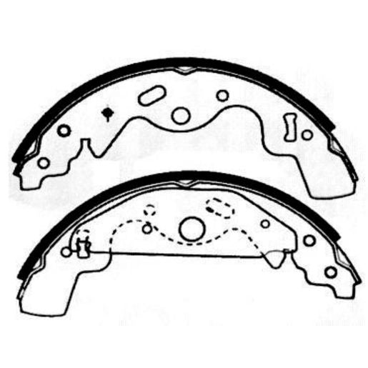 Brake Bonders Brake Shoe 254mm N1851