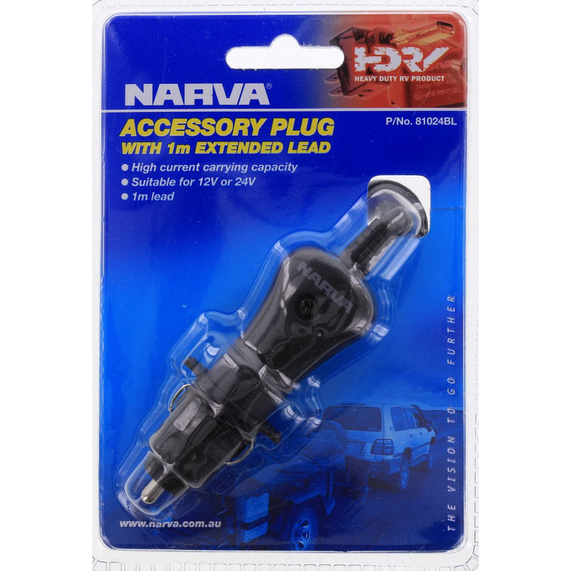 Narva HD Cigarette Lighter Plug 20A 81024BL