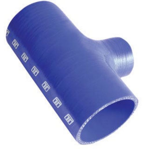 Turbosmart Hose Tee 2.00" ID 1.00" Spout (Blue)