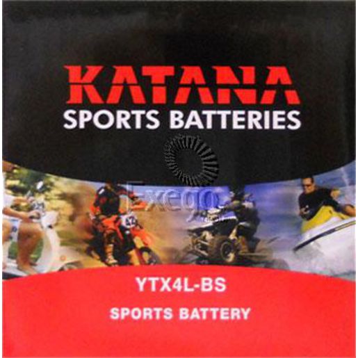 Yuasa Katana Motorcycle Vrla Battery 12V Ytx4L-Bs YTX4L-BS