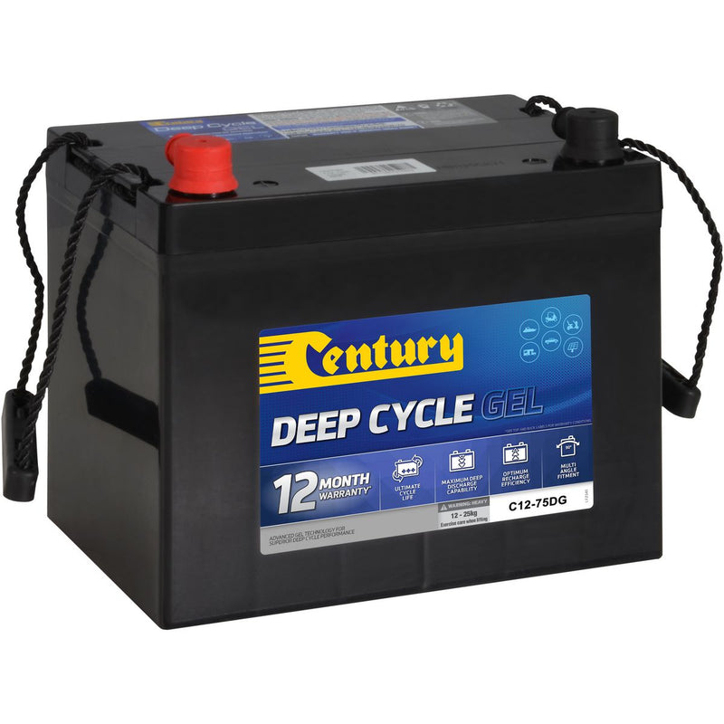 Century Batteries Battery-Deepcycle -142101 C12-75DG