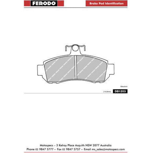 Ferodo Brake Pad Set FQTA1203