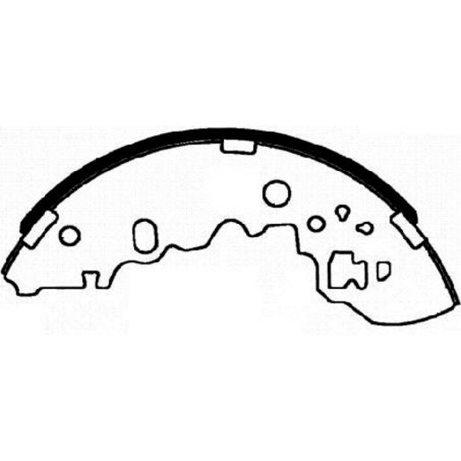 Brake Bonders Brake Shoe 270mm N1863
