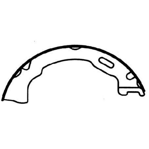 Brake Bonders Brake Shoe 184mm N1868
