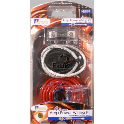 Aerpro 4Awg Amp Power Wiring Kit 1000W MX004