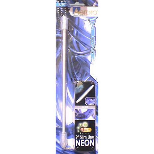 Aerpro Slimline Neon Stick 9In White SLN9WH