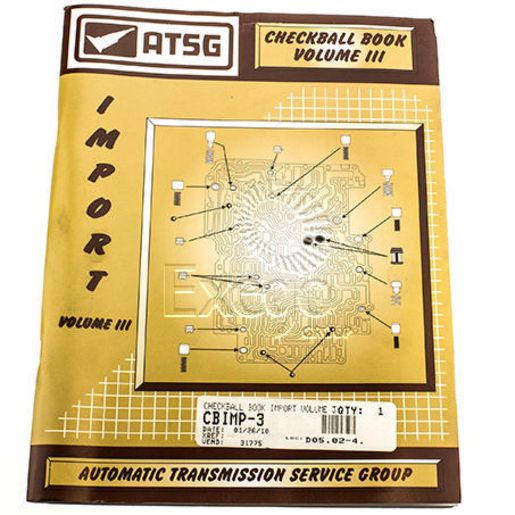 Atsg Valve Body Ball Loc Import Volume 3 73004