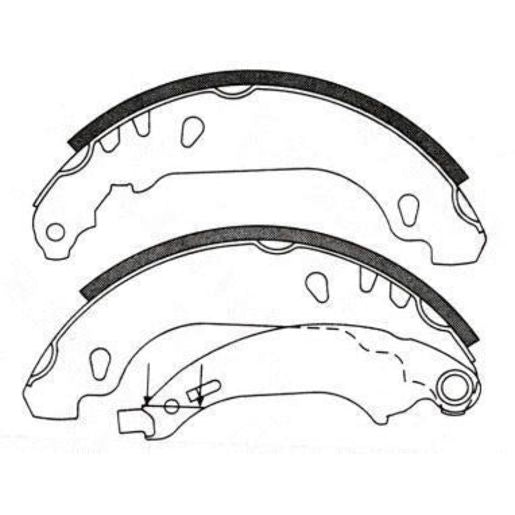 Brake Bonders Brake Shoe 180mm N1812