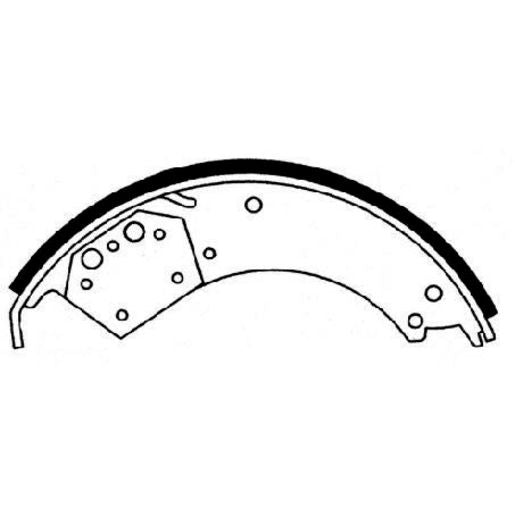 Brake Bonders Brake Shoe 317.5mm N1875