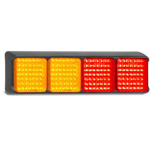LED Autolamps Stop Tail/Ind Assy 4 Lamps In Multivolt.