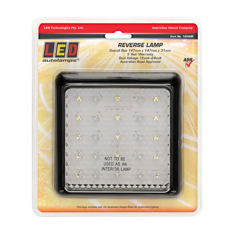 LED Autolamps 12/24V Reversing Lamp With 25 White LEDs