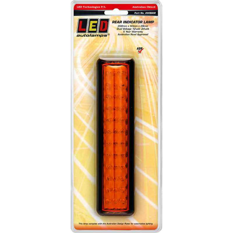 LED Autolamps Rear Indicator Light LED 12/24V 200BAM