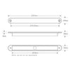 LED Autolamps LED Rear Stop Tail Light Red 24V 235R24