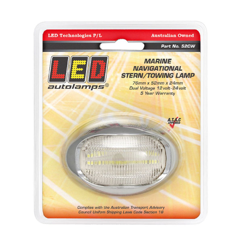 LED Autolamps Masthead Navigation Lamp with Chrome